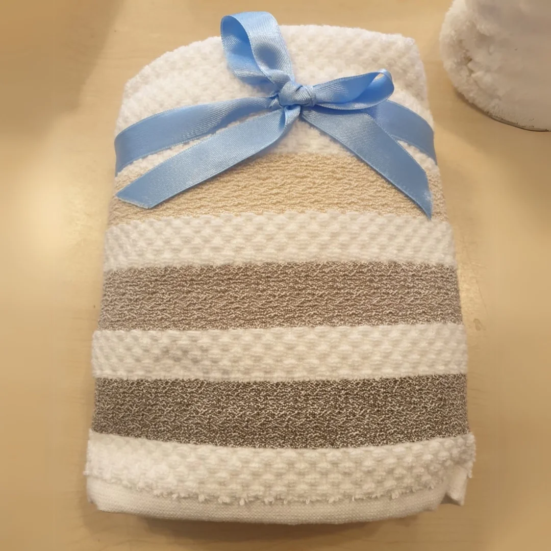 2'li Çizgili Yüz Havlusu 50x80 cm