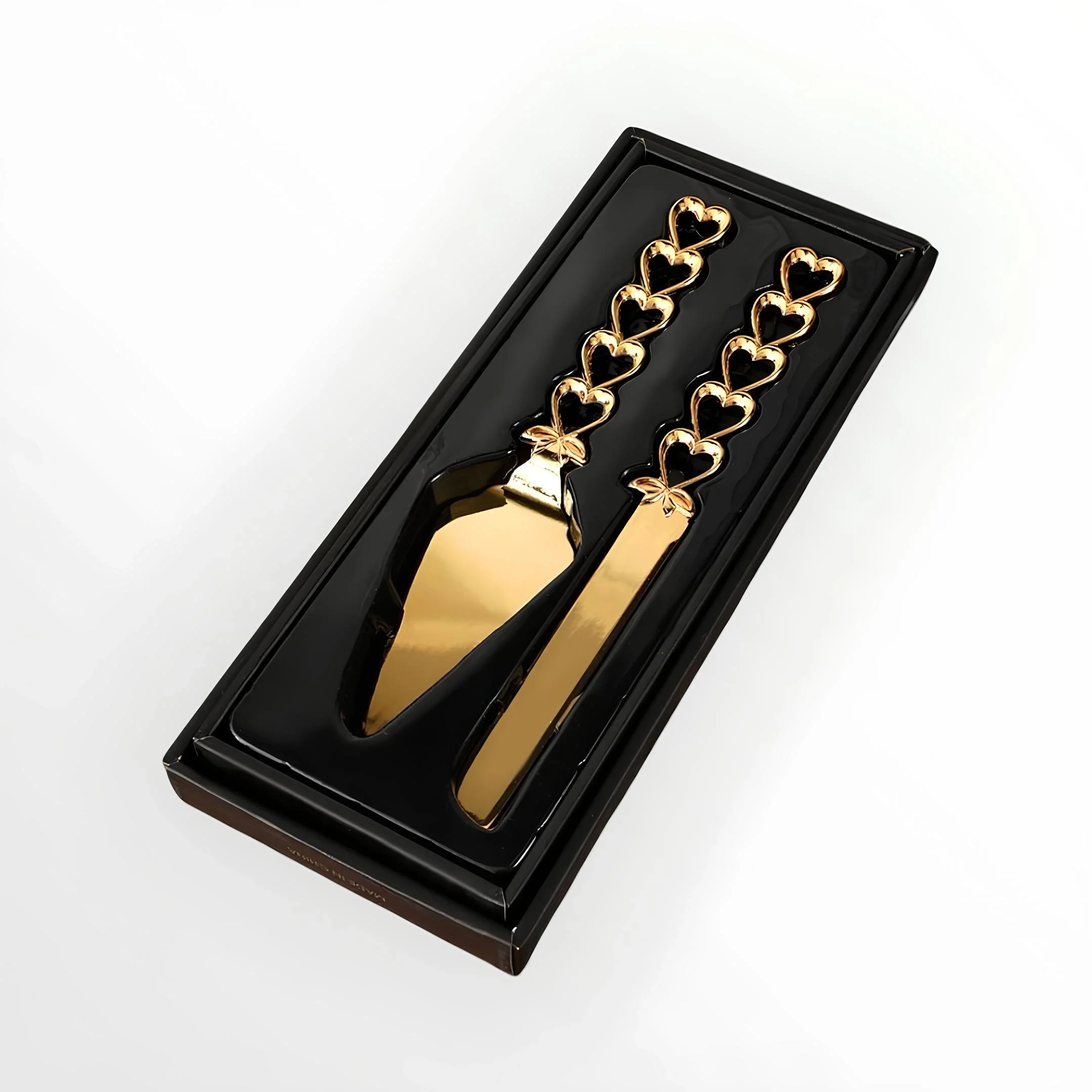 2'li Lüx Pasta Bıçak ve Spatula Seti