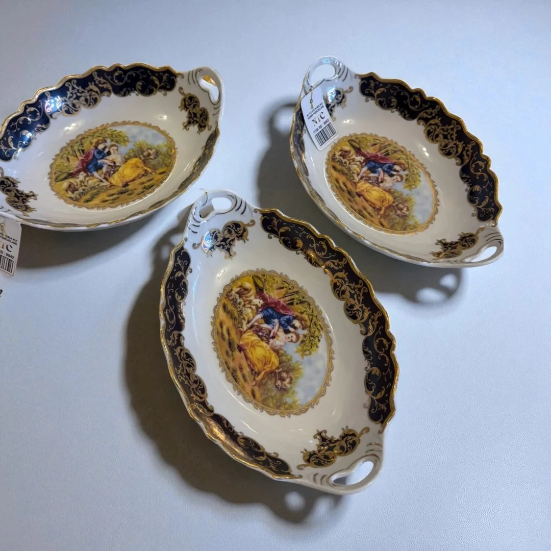 Bavaria Porselen 28 cm 3’lü Çerezlik Seti