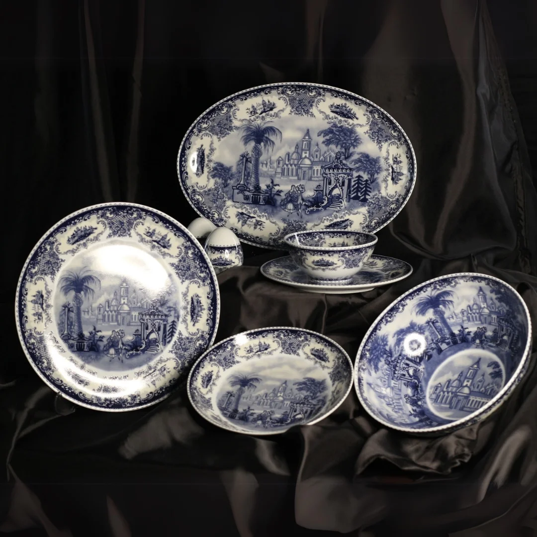 6 Kişilik 28 Parça Porselen Yemek Takımı