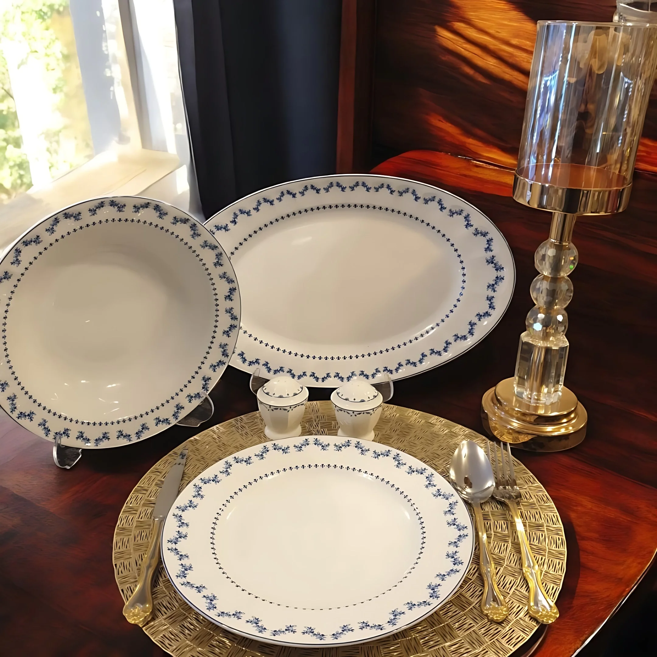 Zarin Iran Porselen 28 Parça 6 Kişilik Yemek Takımı